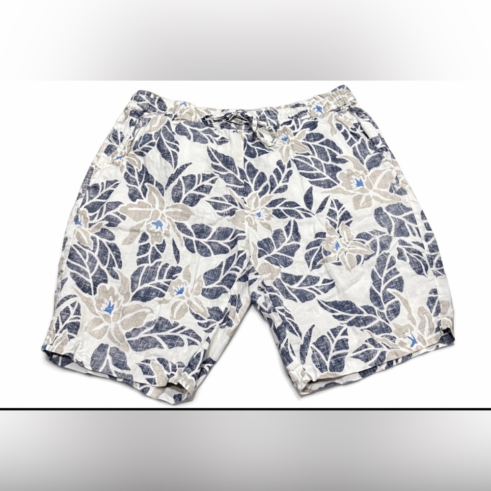 Men’s Tommy Bahama 100% Linen Tropical Floral Shorts Size Medium - Picture 2 of 6